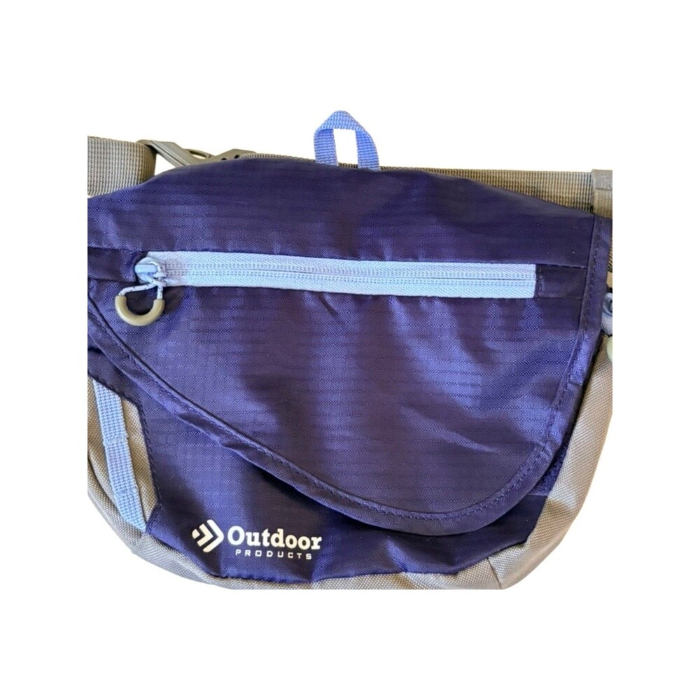 Outdoor Products Marilyn 1.9L Blue Fanny Pack Waist Bag Sling Hiking